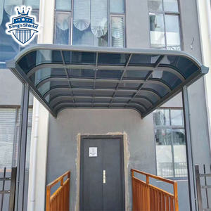 Toldo motorizado de aluminio para balcón, toldo para cubierta superior de casa con marco de aluminio metálico, enrejado y <span class=keywords><strong>puertas</strong></span> - Product Image 3