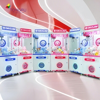 Machine de jeux d'arcade à monnayeur, grue à jouets pour centre commercial, distributeur automatique de jouets pour jeux d'arcade divertissants avec diverses récompenses