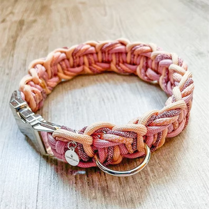 550เพอร์โรปลอกคอสัตว์เลี้ยงส่วนบุคคลแบบทนทานพร้อมฮาร์ดแวร์สายจูงเชือกพาราคอร์ดแบบถักแบบเก่า - Product Image 6