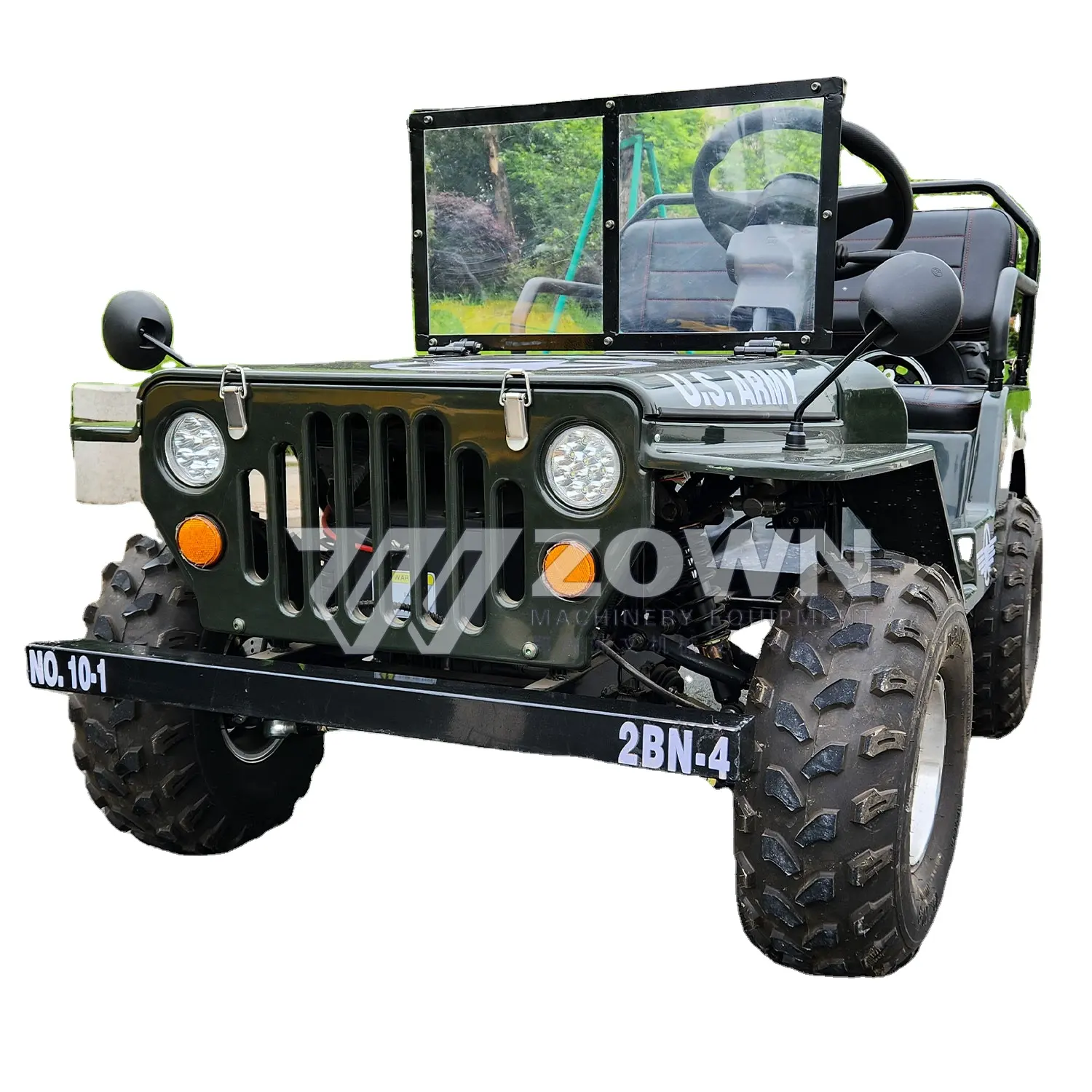 Çin Jeep ATV UTV Buggy araba 4x4 Mini Jeep Willys elektrikli Off Road Go Kart satılık