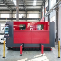 Machine de découpe laser à fibre HONGNIU personnalisée OEM ODM, découpeuse laser CNC pour métal, à tirage latéral fermé, 1500x3000mm, pour acier