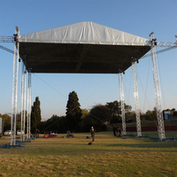 Estructura de Escenario de Aluminio Ligera de Montaje Rápido para Conciertos, Bodas y Eventos
