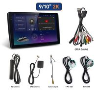Estéreo universal 7870 para coche, pantalla de 9/10 pulgadas 2000 x 1200 Android Carplay FM DSP reproductor multimedia WIFI GPS