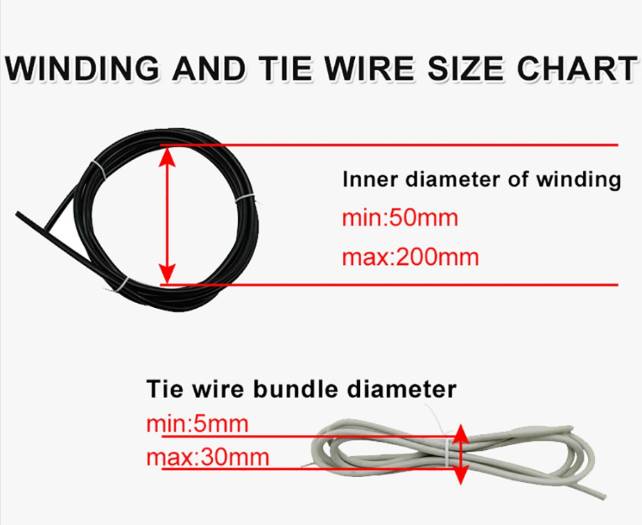 HH-30 Electrical Submersible Winding Wire Machine For Power / USB / Lan Cable