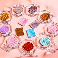Kemien Chamäleon Multichrome Lidschatten-Palette - 1,6g Hochpigmentiert Langanhaltend Tierversuchsfrei mit Schimmer- und Matt-Finish