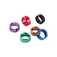 Blanko 8/10mm Vogel-Aluminiumring Lasergravierter Fußring für Tauben Papageien Flugtraining Aluminium-Taubenbeinring