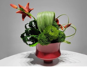 <span class=keywords><strong>Fleurs</strong></span> et verdure artificielles de luxe minimalistes modernes, articles décoratifs haut de gamme pour le bureau, la salle à manger, le dessus de table - Product Image 3