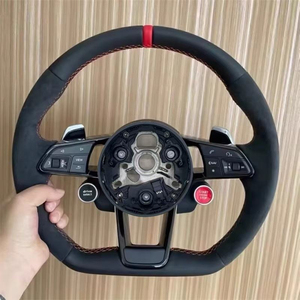 Volante Personalizado de Fibra de Carbono y Cuero para <span class=keywords><strong>Audi</strong></span> R8 A3 A4 A5 A6 A7 A8 S3 S4 S5 S6 S7 S8 Q3 Q5 Q7 Q8 - Product Image 5