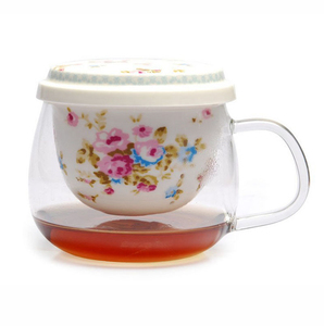 Set da Tè in <span class=keywords><strong>Vetro</strong></span> Soffiato a Mano da 12OZ, Personalizzato, in Borosilicato Resistente al Calore, Moderno, di Lusso, Ecologico, Marca PSC, Origine Hebei - Product Image 1