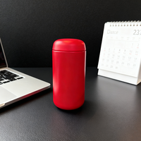 Thermos à double paroi en acier inoxydable 304 de 400 ml, revêtement céramique, isolation thermique de 6 à 12 heures, infuseur à thé