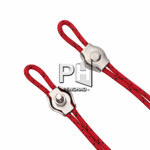 Top M2-M10 Acier Inoxydable Simplex 2-Post Boulon Clip Câble Câble Pince Étrier Corde Simple Grip - Product Image 4