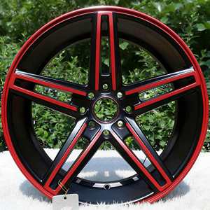 <span class=keywords><strong>Jantes</strong></span> en alliage de style V5 à 5 branches de 15/<span class=keywords><strong>16</strong></span>/17 <span class=keywords><strong>pouces</strong></span>, <span class=keywords><strong>jantes</strong></span> de voiture personnalisées multicolores, 5/8 trous pour voitures particulières et SUV - Product Image 1
