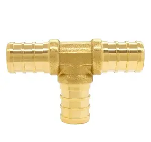 3/4 Inch Straight Coupling PEX 3/4" Lead Free Brass Barb Crimp Pipe Fitting/Fittings