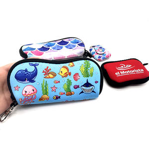 Bolsa de <span class=keywords><strong>gafas</strong></span> de natación personalizada bolsa de neopreno con logotipo Transferencia de Calor serigrafía flotador bolsa de neopreno - Product Image 2