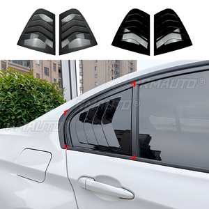 Rear <b>Window</b> Louvers Quarter Panel Side Vent Cover Sun <b>Shades</b> Sticker for BMW 3-Series F30 2013-2018 Car Accessories - Product Image 3