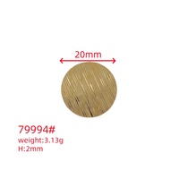 Boutons en alliage de zinc en métal lisse de haute qualité décoration élégante en forme de bande personnalisable pour les sacs de mode classiques durables