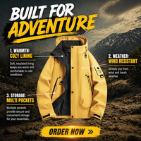 Blouson Bomber Sportif Gorpcore Personnalisé pour Couple, 100% Polyester, Col Montant, Coupe Classique, Imperméable, Séchage Rapide, Fermeture Éclair, à Capuche