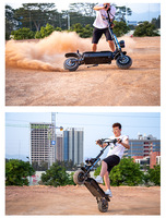 Scooter Eléctrico Todoterreno de 6000W con Doble Motor y Controlador de Onda Sinusoidal Integrado, Disponible en Almacenes de EE. UU., UE y Reino Unido, para Adultos