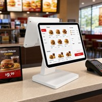 Оптовая продажа: 15,6-дюймовая сенсорная POS-система с двумя экранами, POS-терминал «Все в одном» для розничных магазинов и ресторанов