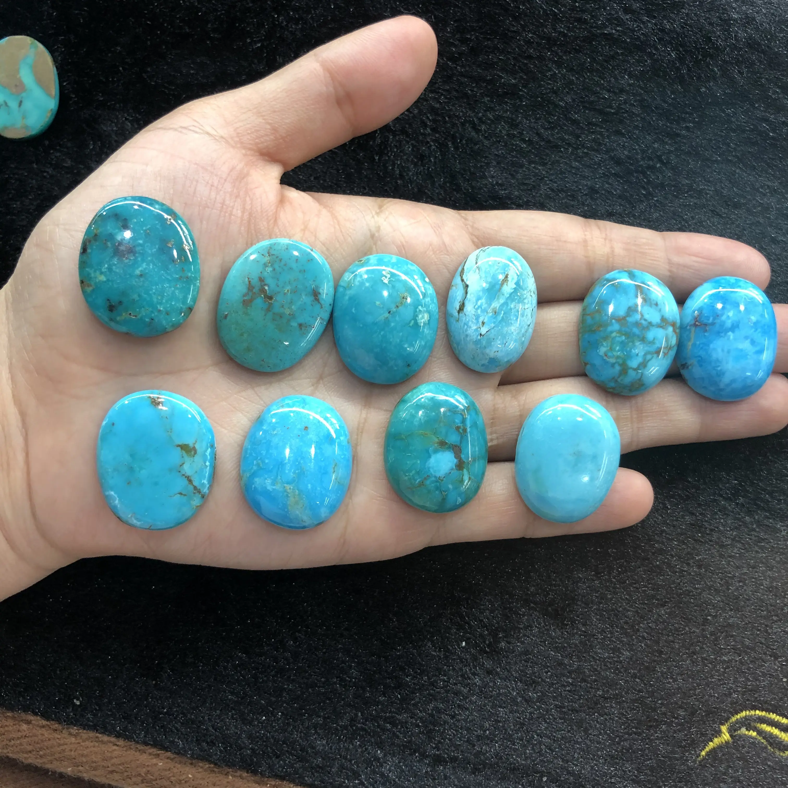 100% Real USA Turquoise Natural Gemstone Cabochons