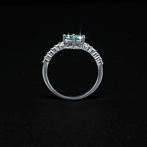 Bague en argent S925 en gros avec couronne et moissanite 1 carat VVS couleur <span class=keywords><strong>D</strong></span> pour femme, idéale pour fiançailles et mariage - Product Image 5