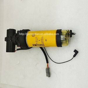 Ensemble filtre à carburant 349-1063, séparateur eau-carburant pour pelle rétrocaveuse 428D 428E 430D 414E 416D, pompe à carburant électrique 12V 3491063 - Product Image 5
