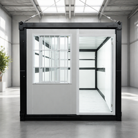 Maison conteneur préfabriquée à deux étages en kit, à panneaux sandwich, avec une pièce individuelle standard, pour logement à louer rapide