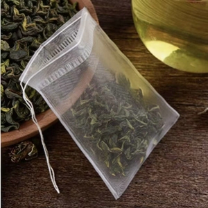 Sachets de thé en nylon à cordon coulissant, filtres vides pour épices, café et herbes médicinales - Product Image 4