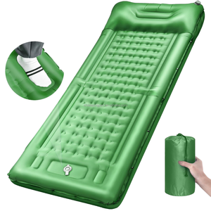 <span class=keywords><strong>Matelas</strong></span> gonflable de <span class=keywords><strong>camping</strong></span> et de randonnée 4 saisons, imperméable, portable, en tissu nylon, avec <span class=keywords><strong>pompe</strong></span> <span class=keywords><strong>intégrée</strong></span>, léger, durable, épaisseur 6 cm, simple - Product Image 1