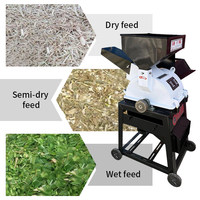 Fraiseuse multifonctionnelle de maïs Machine à trancher pour l'alimentation animale Coupeur de paille et broyeur de maïs Hachoir à herbe pour le bétail