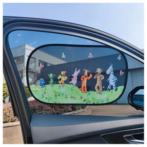 2pcs pare-soleil de voiture pour bébé Static Cling Side Window shield Blocking sunlight Keep cool - Product Image 5