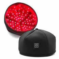 Gorra de terapia de luz roja de 660nm de venta caliente de fábrica, gorra LED con 108 perlas de luz para el crecimiento del cabello, cuidado del cuero cabelludo, color personalizado