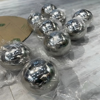 Bolas de Acero Cromadas AISI 10mm 12.7mm 20mm 25mm 30mm 316 de Acero Inoxidable, Bolsa de Plástico + Caja de Cartón + Caja de Madera