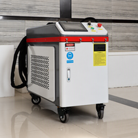 BOGONG Machine de nettoyage laser à fibre pulsée 500W/1000W pour acier inoxydable et aluminium, haute sécurité, vitesse 5-15m/h, refroidissement par eau, Nouveau