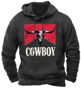 Felpa con Cappuccio Stile High <span class=keywords><strong>Street</strong></span> Trendy, Moda Uomo con Motivo a Lettere, Taglia 4XL - Product Image 5