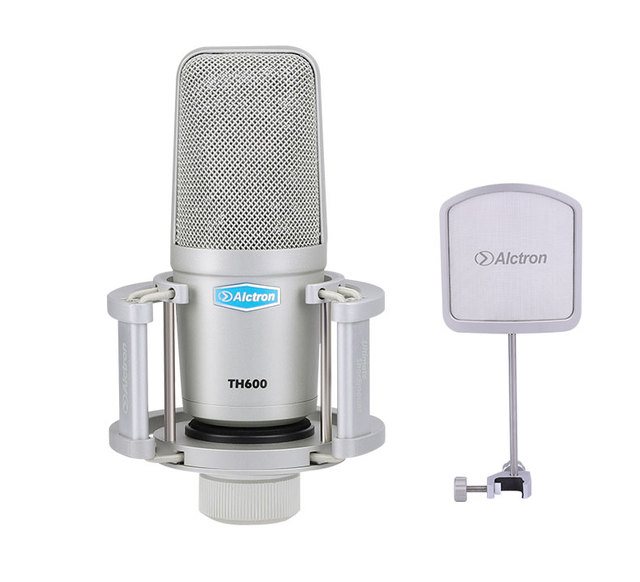 Alctron TH600 Large Diaphragm Condenser Recording Microphone for Vocal, Instruments Pickup,live Broadcast,studio and Stage