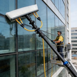 carbon poles with household cleaning tools accessories /multipurpose extension tube with brush adaptors pole <strong>tips</strong> - Product Image 1