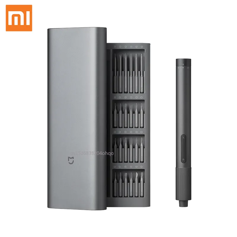 Xiaomi Mijia Electric Precision Screwdriver Kit 2 Gear Torque Control 400 Screw 1 Type-C Rechargeable Magnetic Aluminum Case Mi