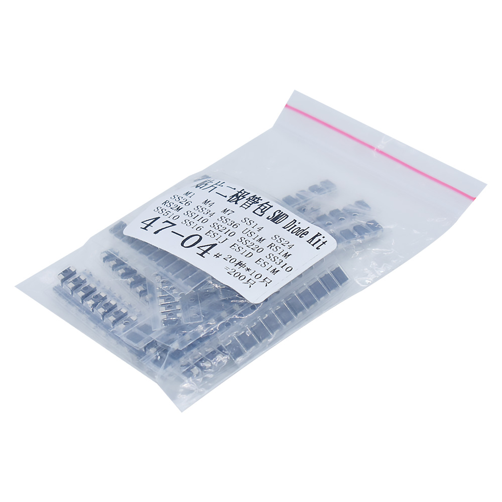 50PCS M1 M2 M4 M7 SS12 SS14 SS16 SS24 SS34 SS36 SS110 SS210 SS310 RS1M RS2M ES1J US1M ES1D 1N4007 DO-214AC SMA Rectifier Diode - 502 - View #3