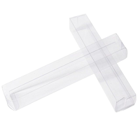 Emballage cadeau transparent recyclable personnalisé, étanche, pliable, boîte de présentation transparente en plastique, boîte en plastique pour l'emballage