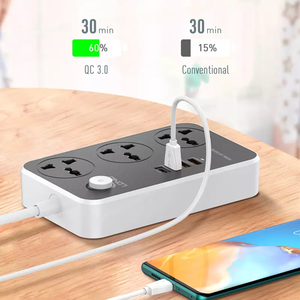 Ổ Cắm Mở Rộng LDNIO USB Ổ Cắm Mở Rộng Phổ Thông 3 Cổng + 1PD + 3 Cổng QC3.0 USB CE Tiêu Chuẩn 10A Ổ Cắm Điện Mở Rộng Giá Xuất Xưởng - Product Image 4