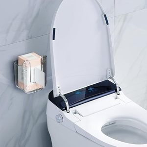 Nouveau support mural 2024 pour lingettes de salle de bain, boîte de rangement rechargeable pour lingettes, distributeur transparent de lingettes en papier - Product Image 6