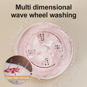 Mini Lavadora Portátil Inalámbrica para Ropa Interior y Calcetines, Totalmente Automática con Temporizador, Ideal para Dormitorios y Hogares - Product Image 5