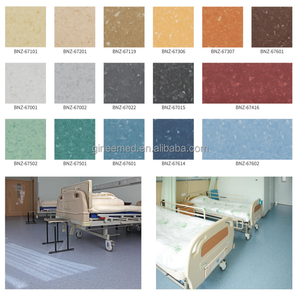 Suelo de Vinilo PVC Autoadhesivo, Antiestático, Ignífugo e Impermeable, Ecológico, para Hospitales, Oficinas y Escuelas, Marca GINEE MEDICAL - Product Image 2