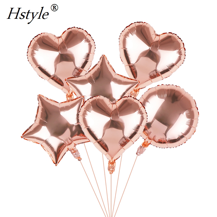 Розовое золото в форме сердца из фольги воздушные шары с гелием любовь, свадьбы, дня рождения, вечеринки, в наличии размеры от 18 дюймов сердце Balaos Baby Shower Globos SBF059