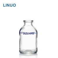 Flacons en verre de type I II III USP de l'usine LINUO, ambre/transparent, 50 ml, 100 ml, 200 ml, 250 ml, flacons en verre, flacon d'infusion pour liquide