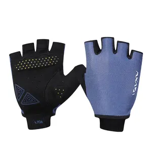 Custom design Breathable Half Finger Cycling Gloves Anti Slip Pad Motorcycle Road Bike Gloves