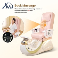 Fauteuil de Pédicure Professionnel avec Pompe de Vidange pour Salon de Manucure et Spa des Pieds