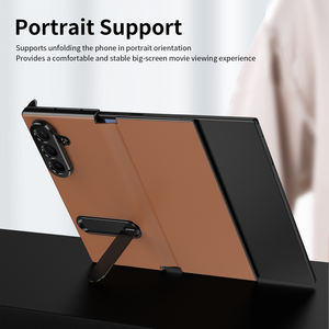 Étui de téléphone à clapet en cuir PU VIETAO avec couvercle magnétique et porte-cartes pour Z Trifold Case antichoc - Product Image 1