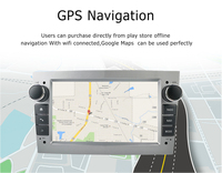 Autoradio 2 Din Android 12 Navigation GPS WiFi BT FM Audio pour Opel Corsa/Astra/Vectra/Zafira/Combo